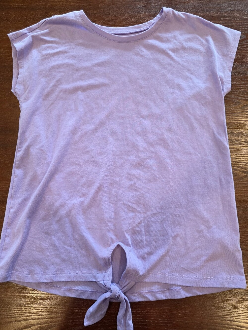 The Children's Place Girls XXL 16 5 Tie Front Solid Color Short Sleeve Tees - Picture 6 of 6
